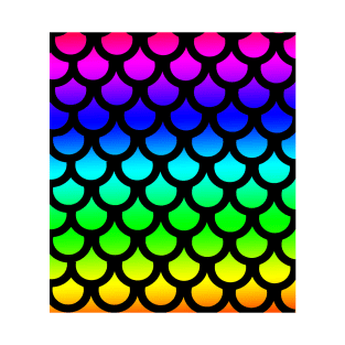 Pride Rainbow Scales Pattern T-Shirt