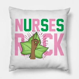 AKA Nurses Rock Pillow