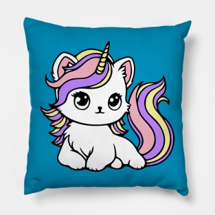 Unicorn Kitty Cat Pillow