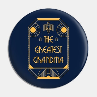 The Greatest Grandma - Art Deco Medal of Honor Pin