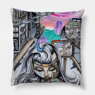 Dreams of yesteryear Pillow