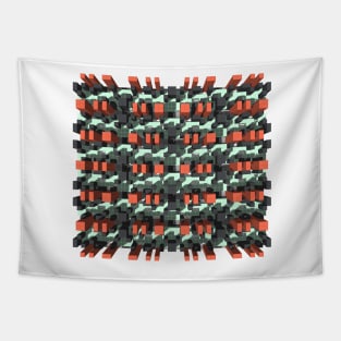 Automatta 3D color pattern design Tapestry