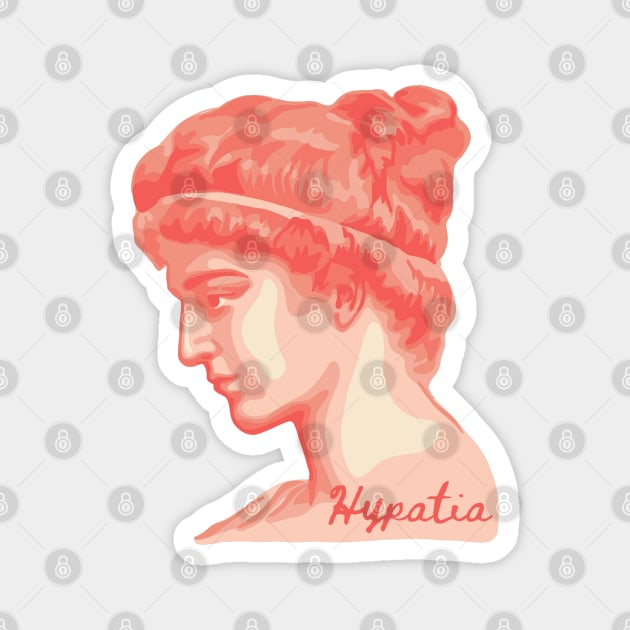 Hypatia of Alexandria Magnet by Slightly Unhinged