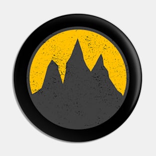 My Mountains and Hiking Art Pin