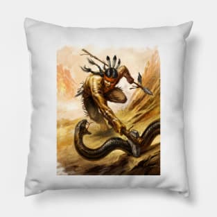 Apache Warrior Pillow