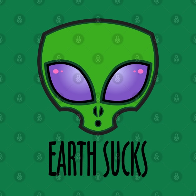 Earth Sucks by DavesTees