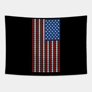 America Burger USA US Flag States Fast Food Tapestry