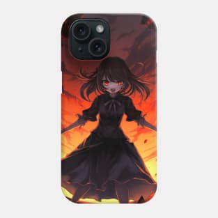 Manga Anime Demon Girl Beauty Horror Phone Case