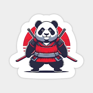 samurai panda Magnet