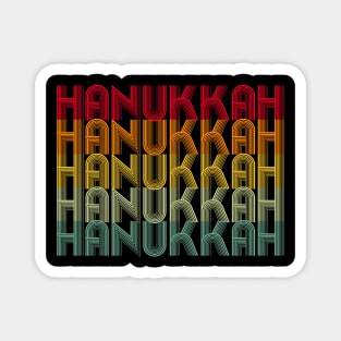 Hanukkah Menorah Lights Family Love Novelty Magnet