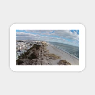 Ocean City NJ Beach, Facing AC on drone Magnet