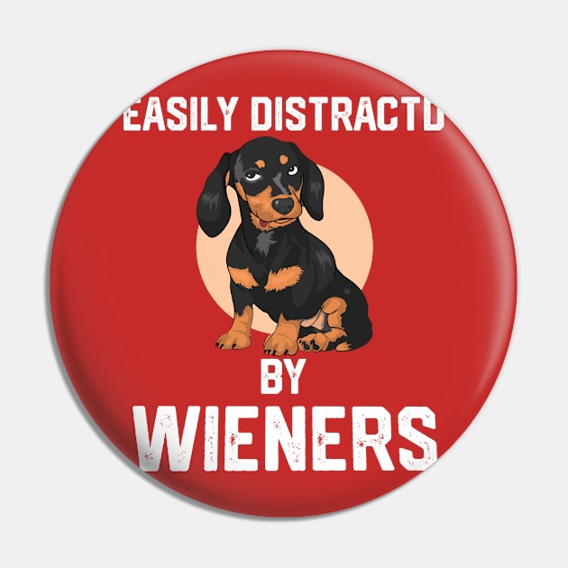 funny easily distracted by wieners Pin by spantshirt