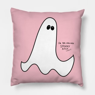 Little spooky fella Pillow