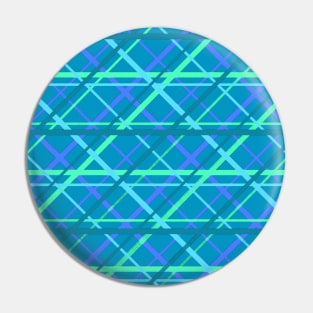 Mesh Pattern with Ocean Based Colors Pin