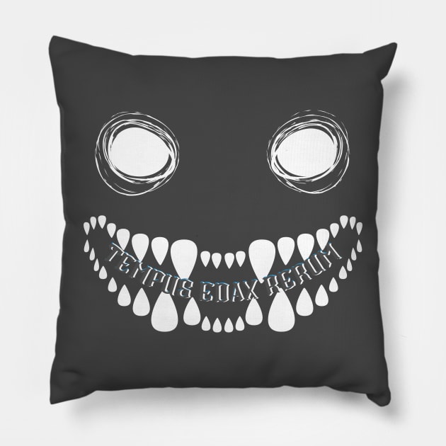 Tempus Edax Rerum Pillow by The Convergence Enigma