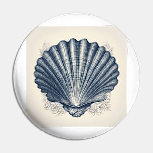 Ocean life - Fan Shell Pin