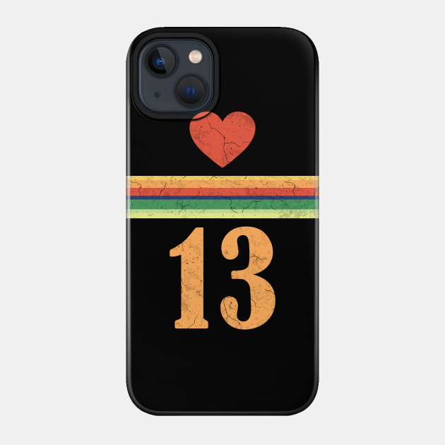 A New Doctor Is In The House - Heart Stripes Thirteen 1 - Whovian - Phone Case