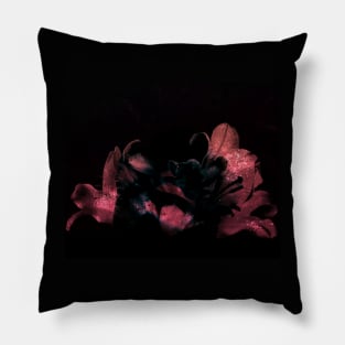 Dark floral #3 Pillow