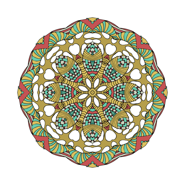 Bright mandala by JuliaBadeeva