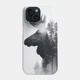 Moose Nature Outdoor Imagine Wild Free Phone Case