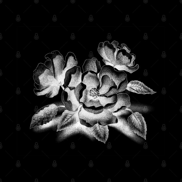 Flowers Dark by Merdet