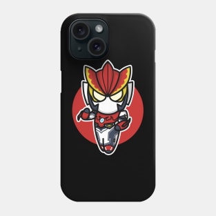 Ultraman Rosso Chibi Style Kawaii Phone Case