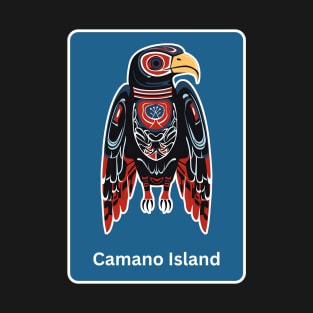 Camano Island Washington Native Indian American Eagle Hawk Haida T-Shirt