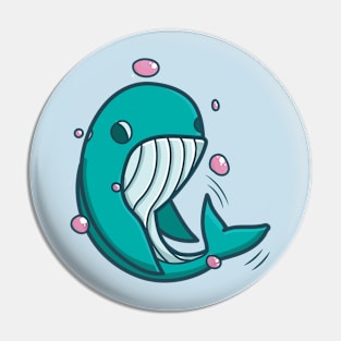 The whale high Pin