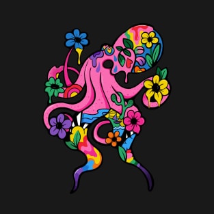 Floral Octopus T-Shirt
