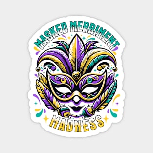 Masked Merriment Madness Magnet