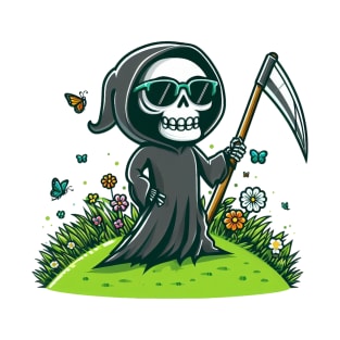 Funny death sticker T-Shirt