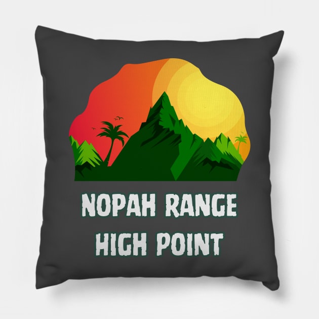 Nopah Range High Point Pillow by Canada Cities