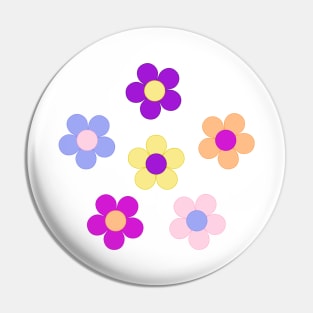 Flower Power Design Pin