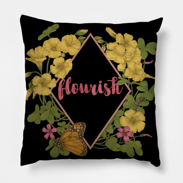 Flourish Pillow by feroniae