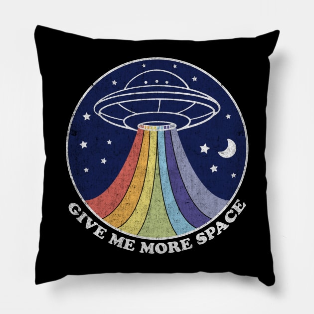 Give me more space Pillow by reintdale