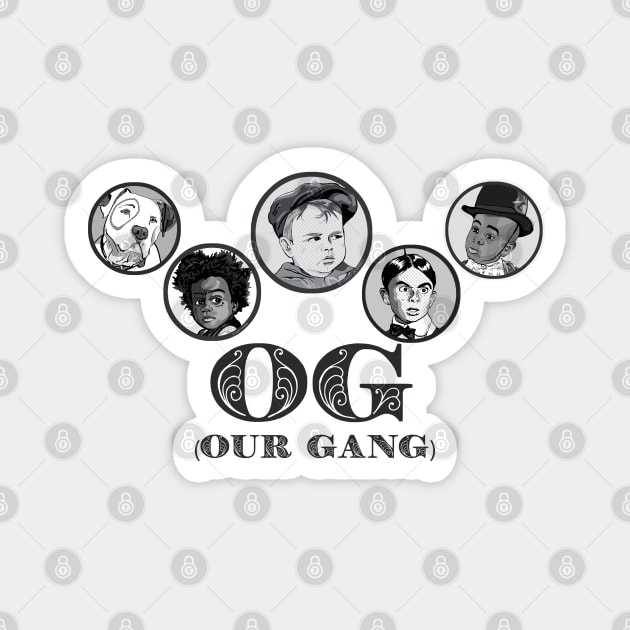 The Little Rascals~ Original Gangsters Magnet by FanboyMuseum