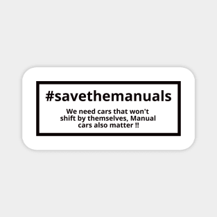 #Savethemanuals Magnet