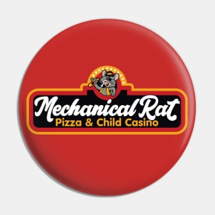 Mechanical Rat Pizza & Child Casino Pin