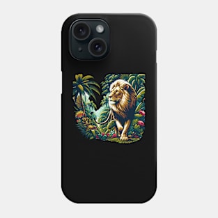 Jungle Lion Emperor King of the Jungle Lion Phone Case