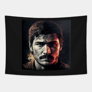 The Last of Us Pedro Pascal Joel inspired design Tapestry