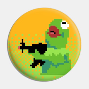 Angry Kermit Pin