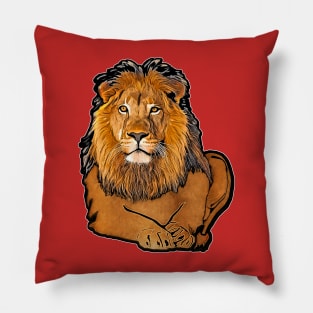 Lion Panthera leo Male Pillow