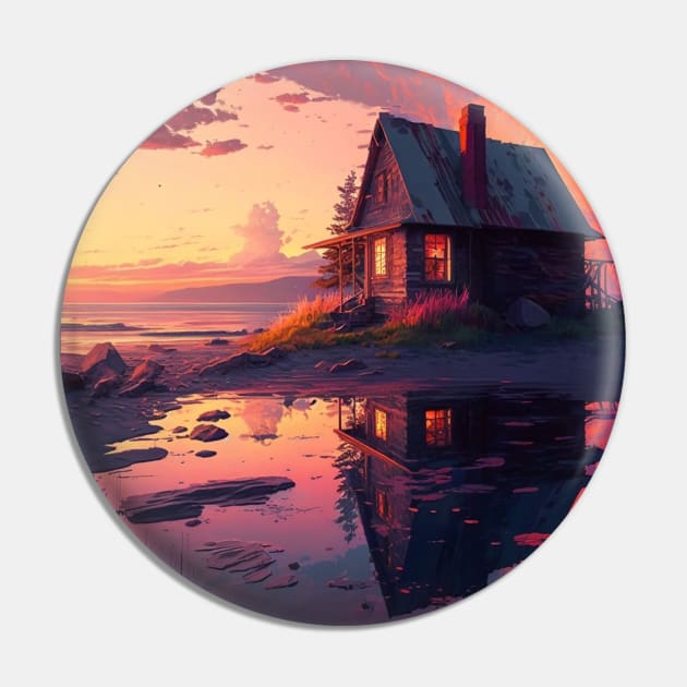 Summer cottage Pin by Flowerandteenager