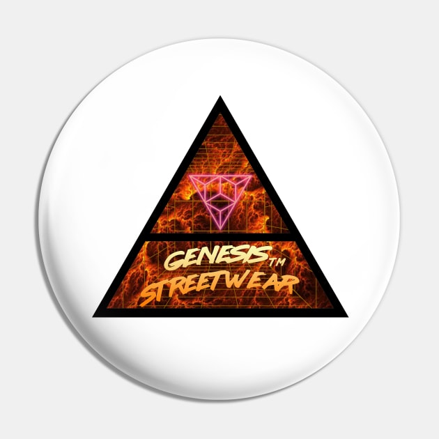 Genesis Streetwear -Embers Pin by retromegahero