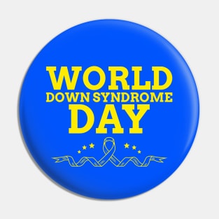 World Down Syndrome Day Ribbon Pin