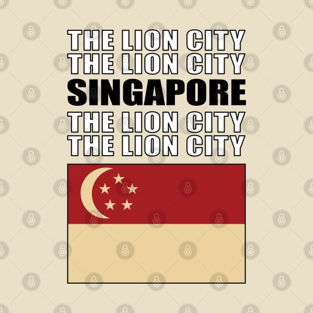 Flag of Singapore by KewaleeTee