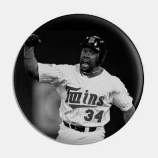 Kirby Puckett  Halftone Pin