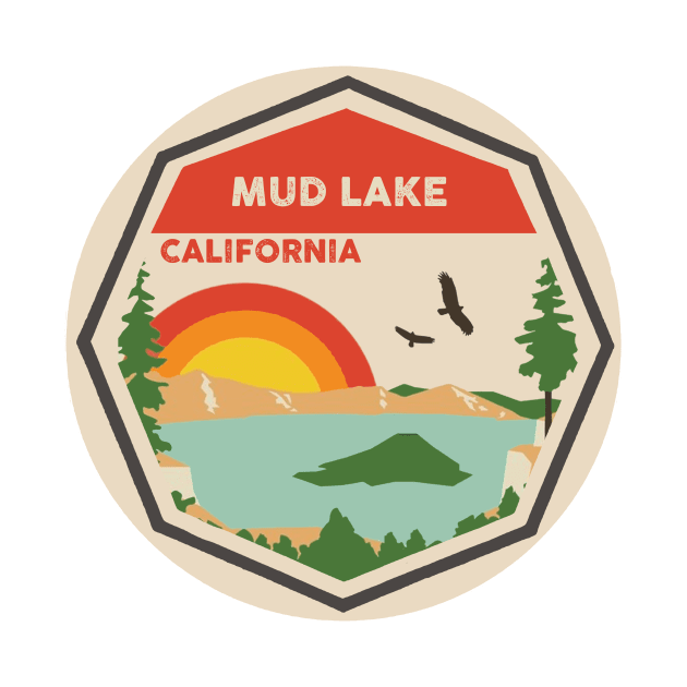 Mud Lake California Colorful Scene by POD4