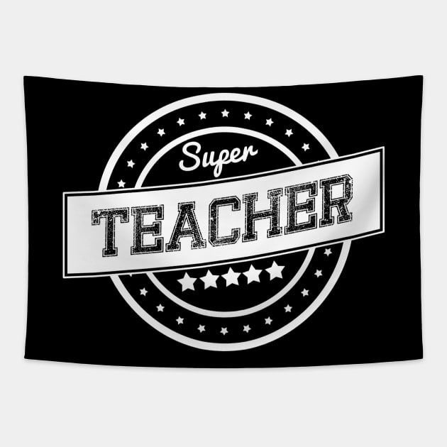 Super teacher Tapestry by wamtees