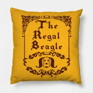 Regal Beagle Menu 1977 Pillow